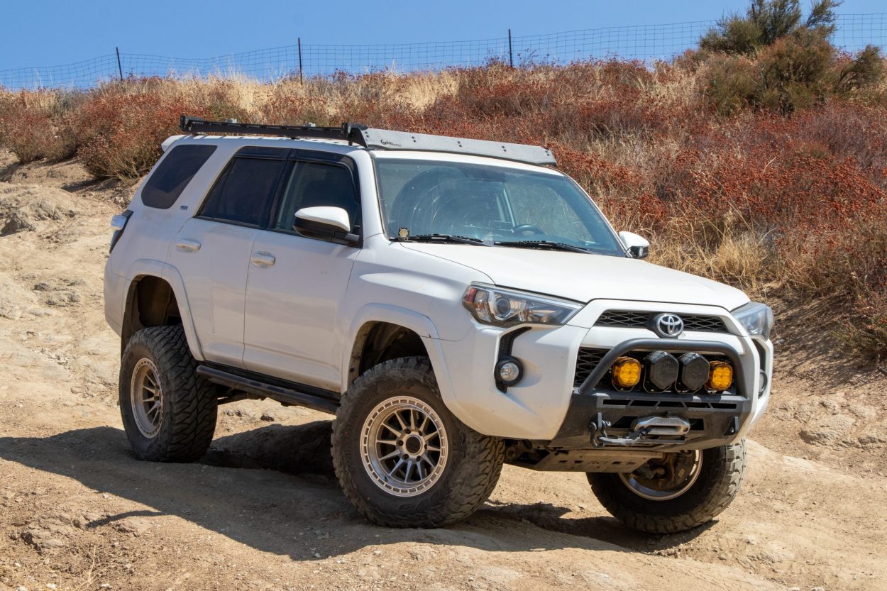 White 5th Gen 4Runner Overland Build With Machined Wheels