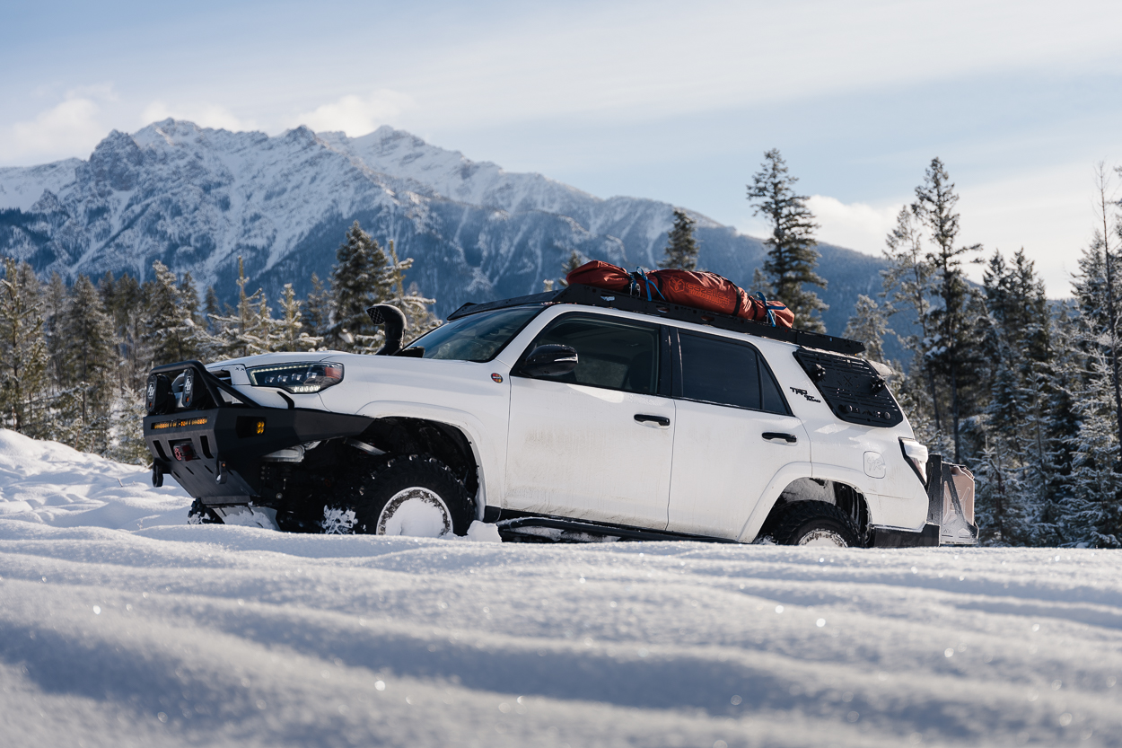 4Runner Off-Roading In Canada In The Snow