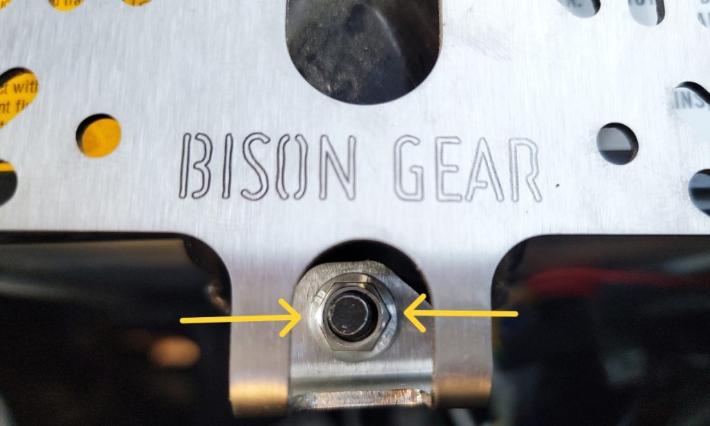 On-Battery Fuse Bracket From Bison Gear