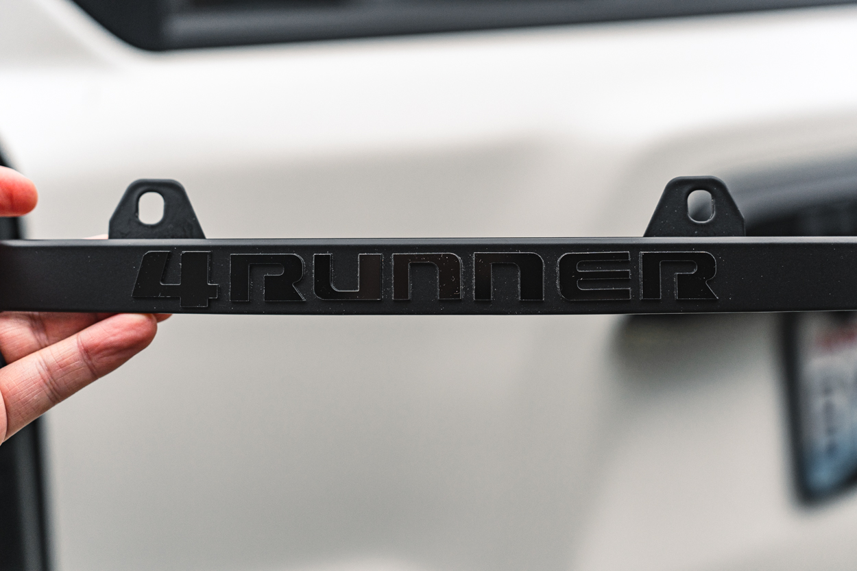 4Runner Blacked Out License Plate Frame