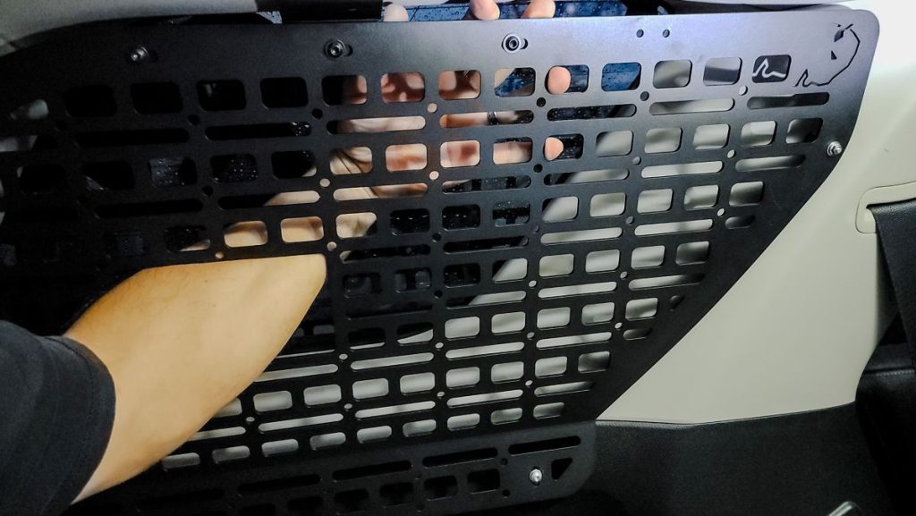 Rear Window MOLLE Panels Cutout