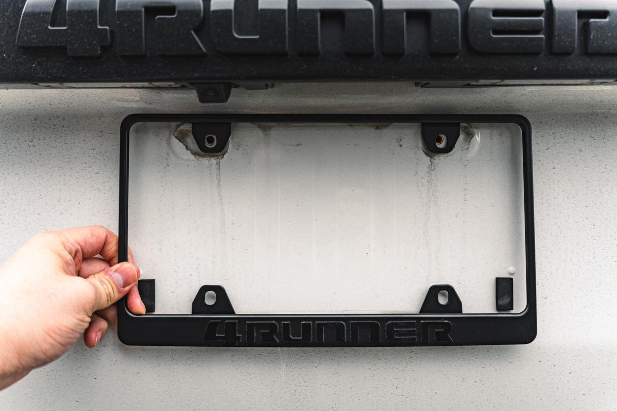 Unique Style Racing 4Runner License Plate Frame