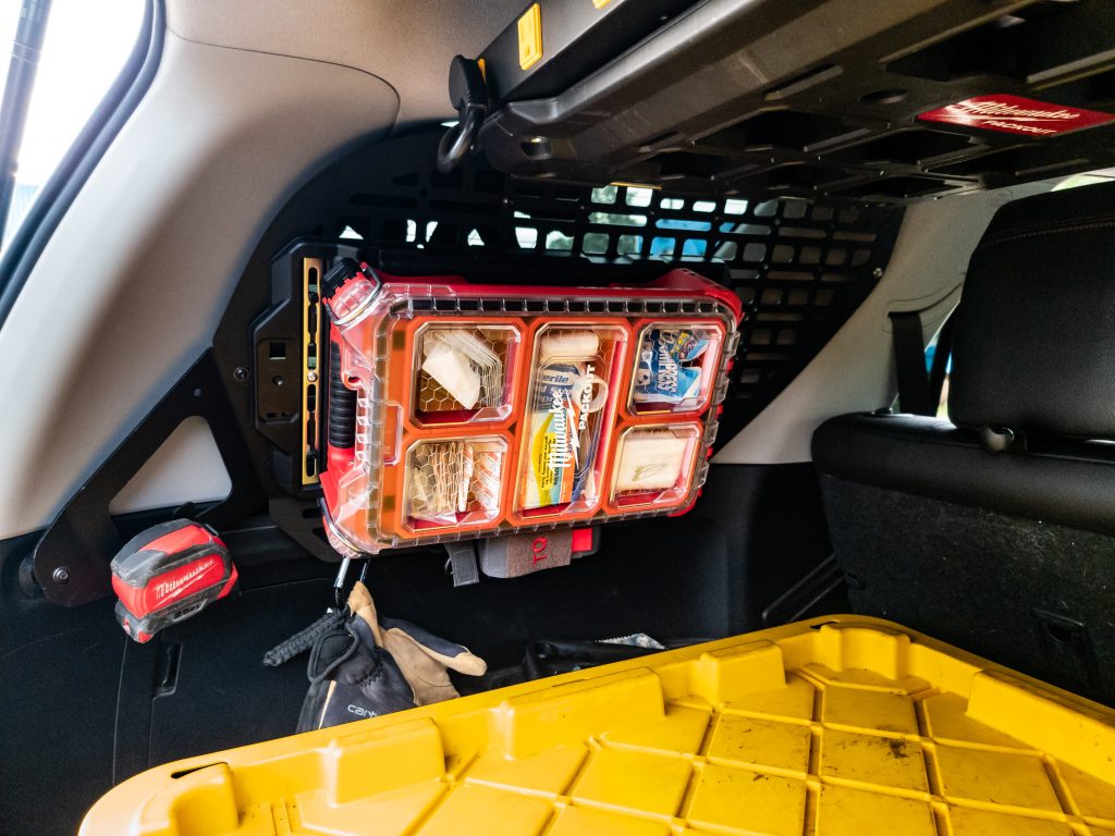 Milwaukee Storage Box On MOLLE Panel