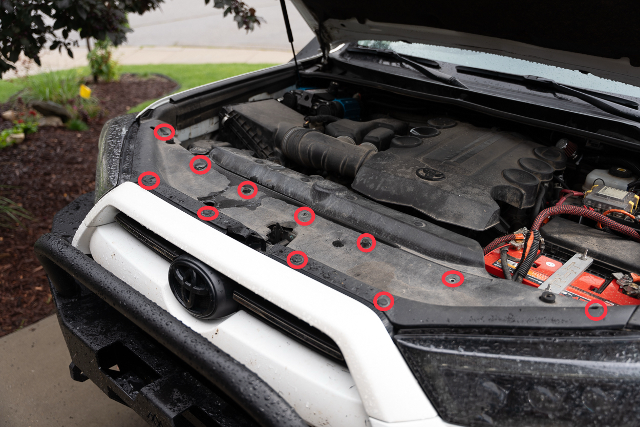 4Runner Radiator Cover Removal