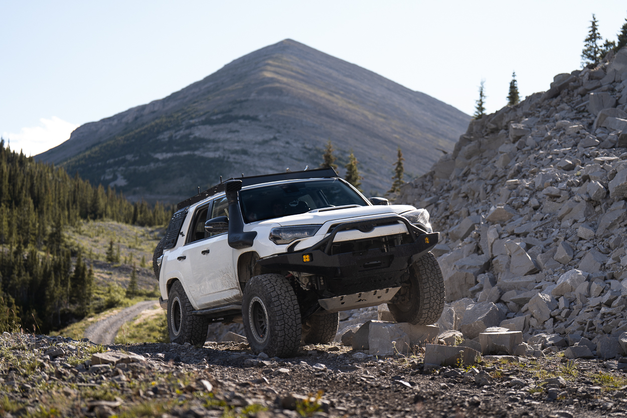 5th Gen 4Runner With Backwoods Front Bumper With PreRunner Bull Bar