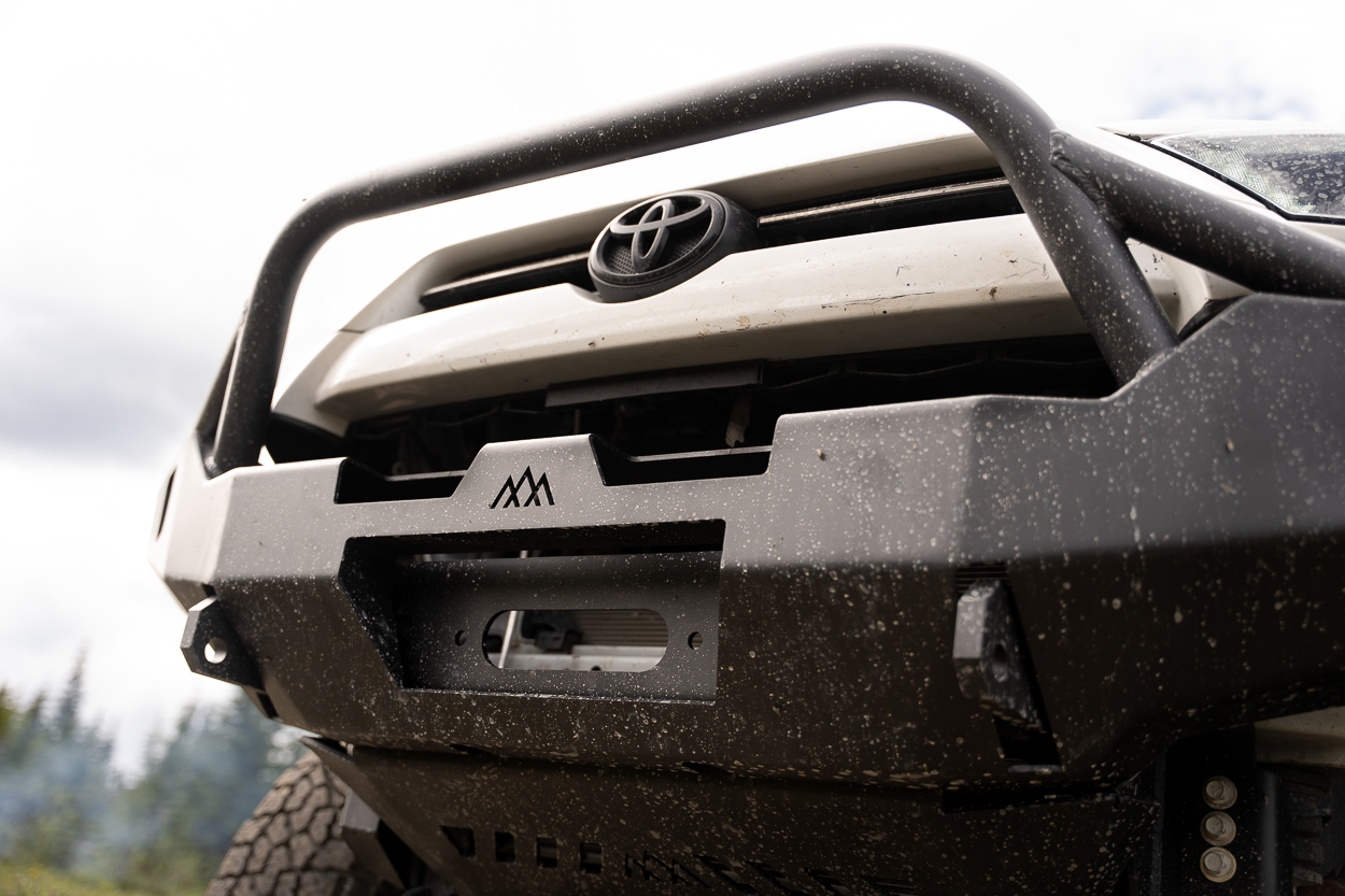 Backwoods Front Bumper With Aluminum Shell