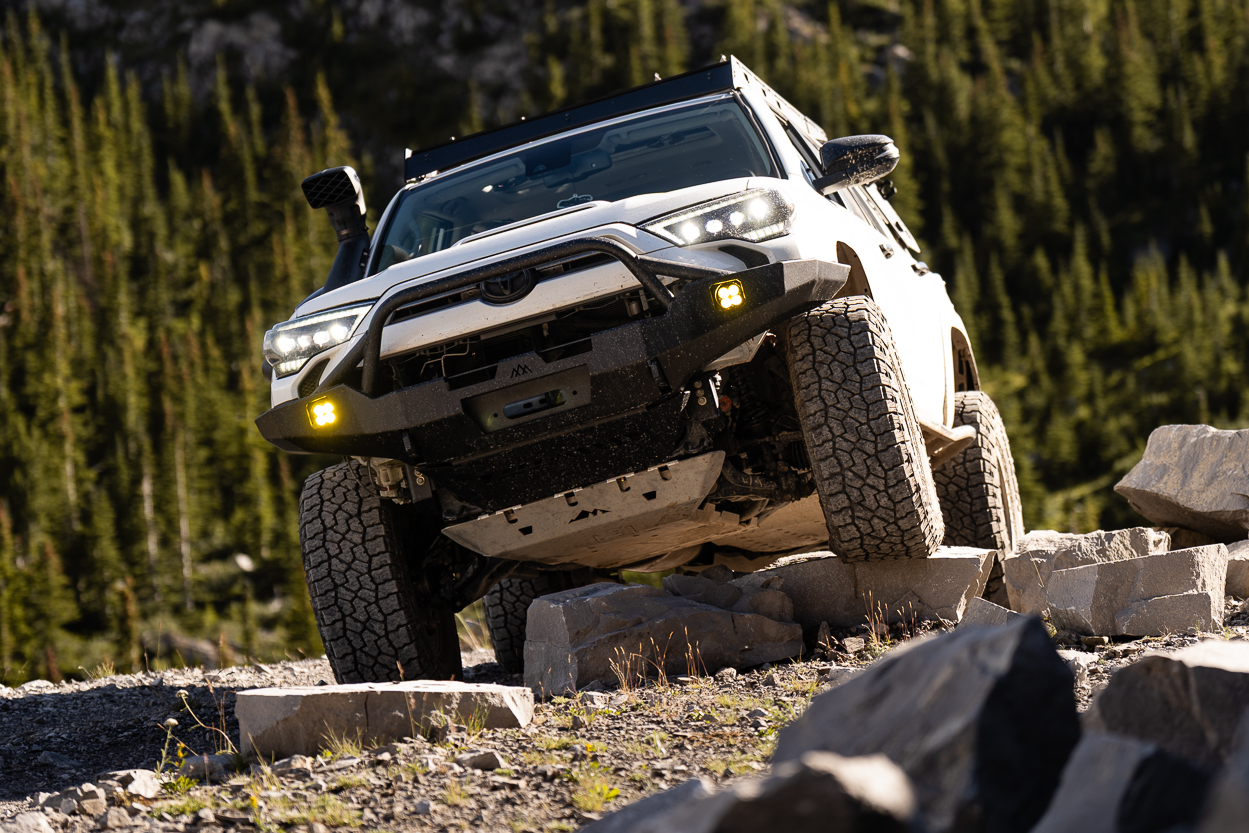 Backwoods Front Bumper Testing While Off-Roading In Rocks