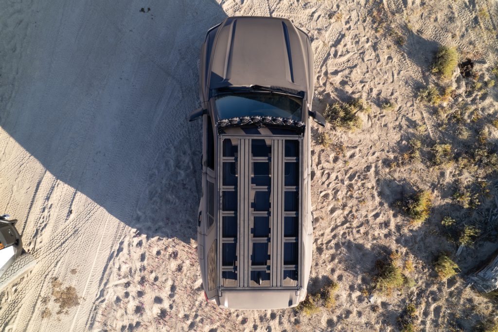 KC Roof Rack Crossbars From Above