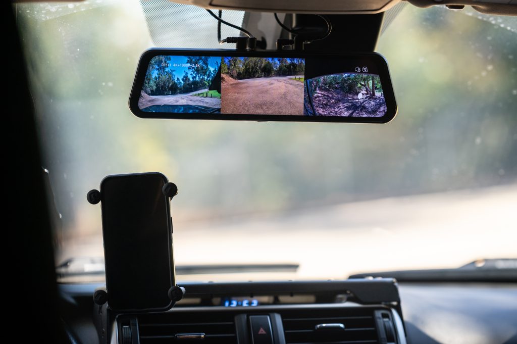 3 Camera Display On Digital Rearview Mirror Upgrade