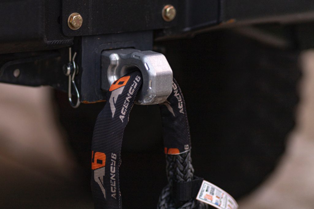 Soft Shackle Recovery Hitch Receiver