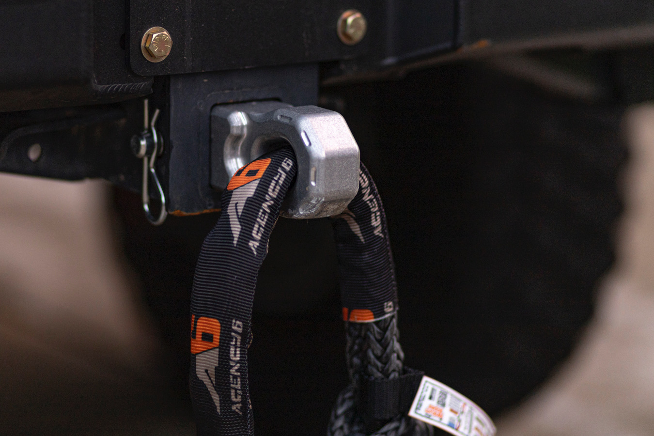 Soft Shackle Recovery Hitch Receiver