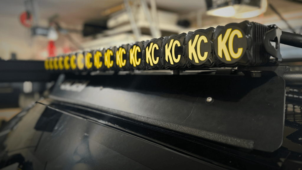 KC FLEX ERA 40" Bar Mounted On GOBI Roof Rack