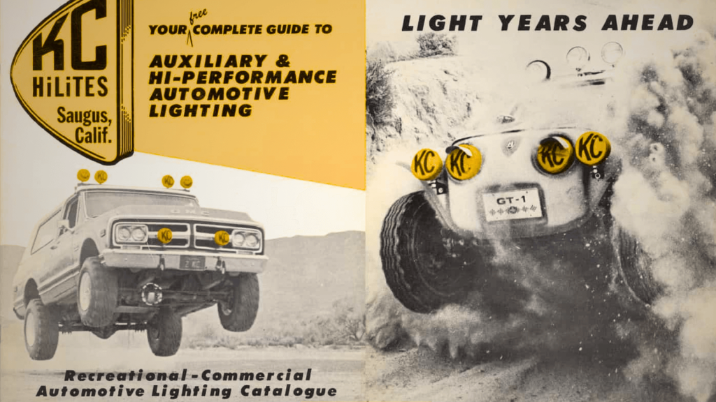 KC HiLiTES The Original Off Road Lights - Retro Advertisement Catalogue
