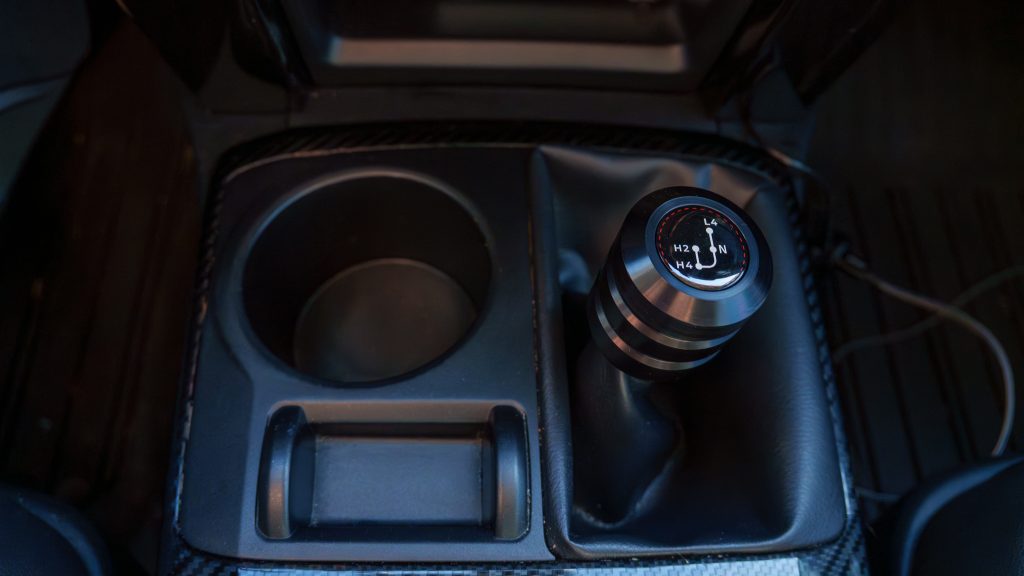 Black Anodized Transfer Case Knob Upgrade