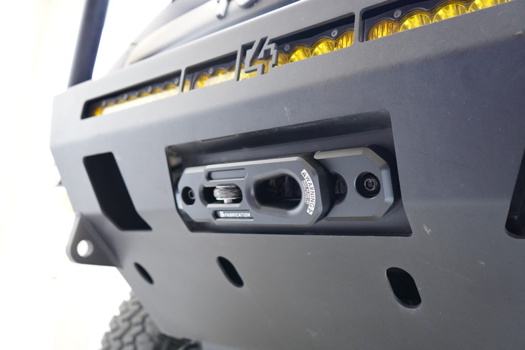 Black Anodized Aluminum Winch Fairlead & Shackle